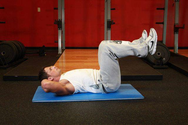 Bicycle Crunches – start position