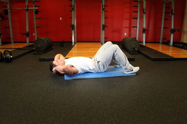 Crunches – start position