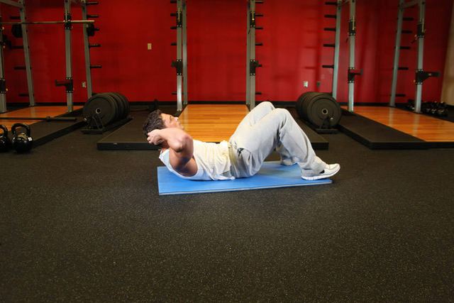 Crunches – end position