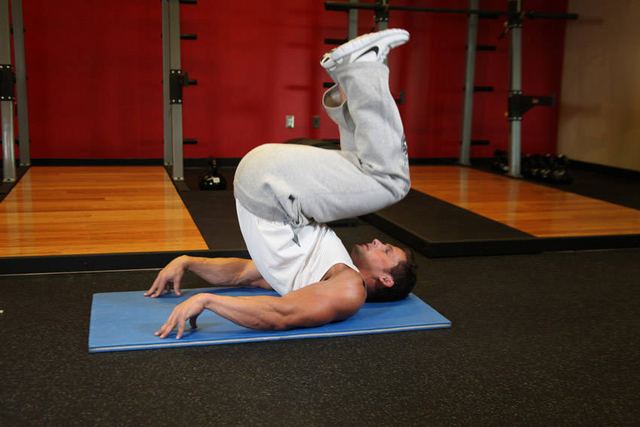 Reverse Crunches – end position
