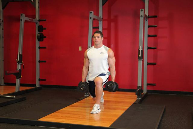 Reverse Lunges – end position