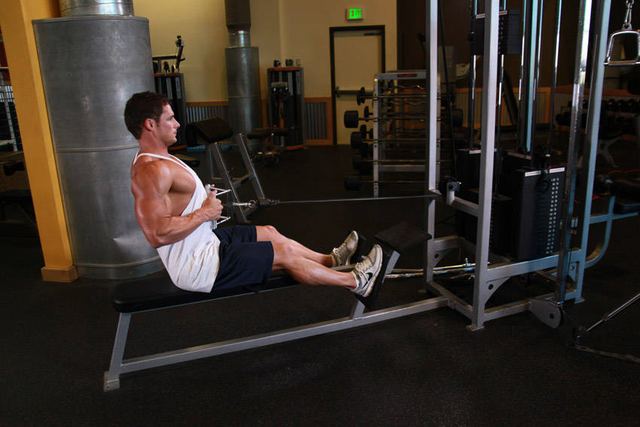 Seated Cable Rows – end position