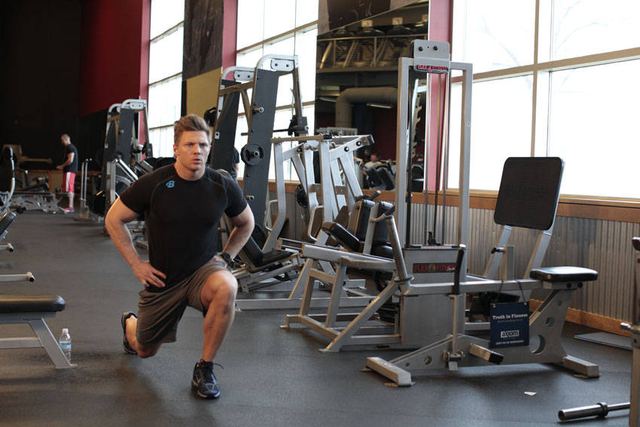 Walking Lunges – end position